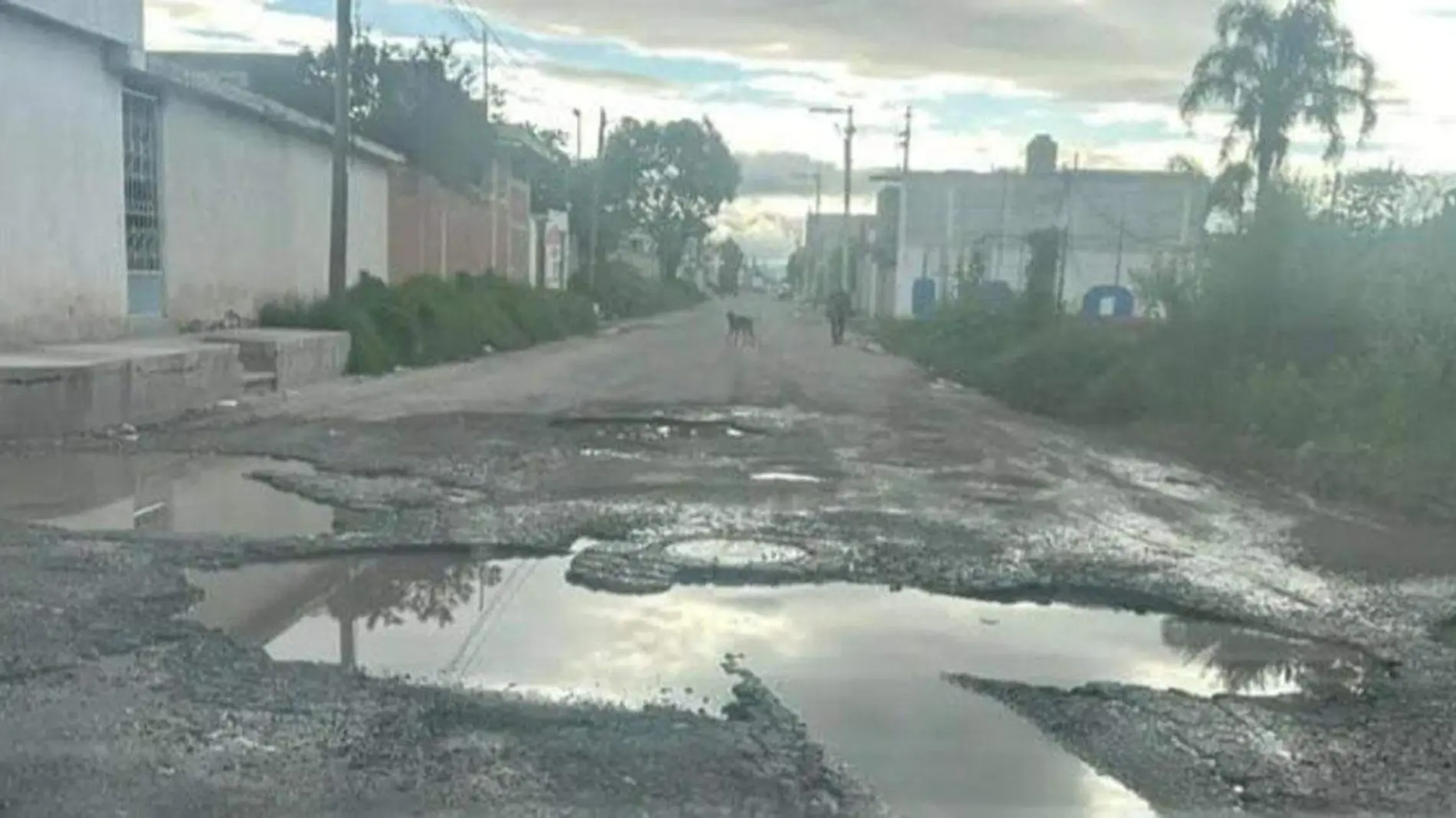 Las fuertes lluvias de los últimos días en Tepeaca han ocasionado que algunas calles y carreteras queden intransitables